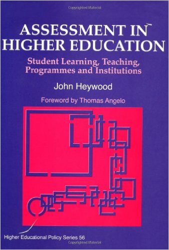 Assessment in Higher Education: Student Learning, Teaching, Programmes and Institutions